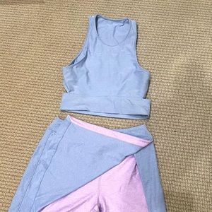 Matching outdoor voices crop bra